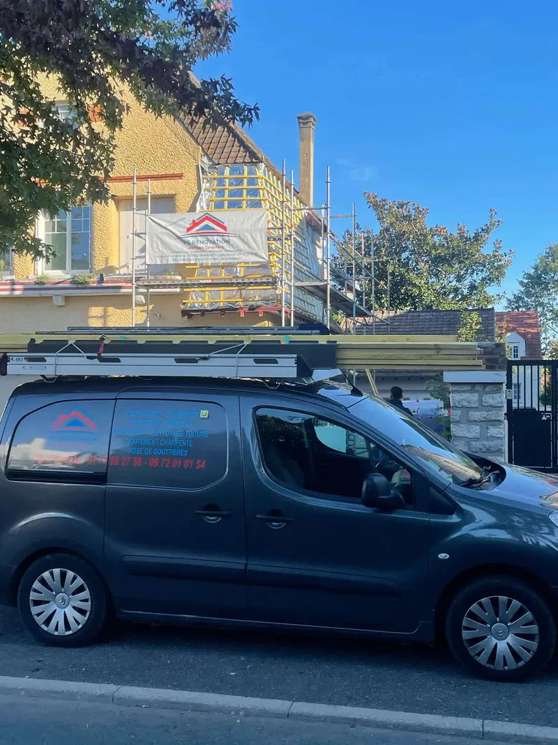 Toiture réparée — couvreur PS Rénovation Yvelines