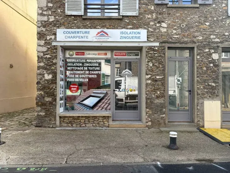 Vitrine PS Rénovation, 68 rue Charles de Gaulle à Saint-Arnoult-en-Yvelines (78730)